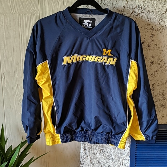 STARTER Other - STARTER Michigan Pullover Jacket